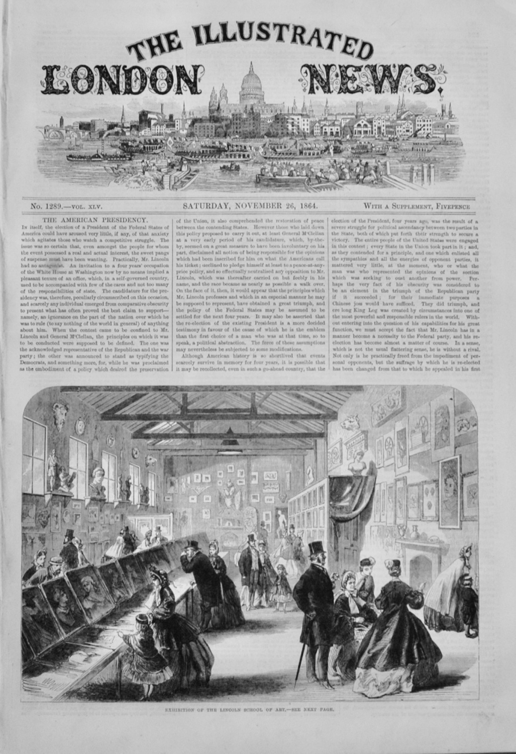 The illustrated London News - November 26, 1864