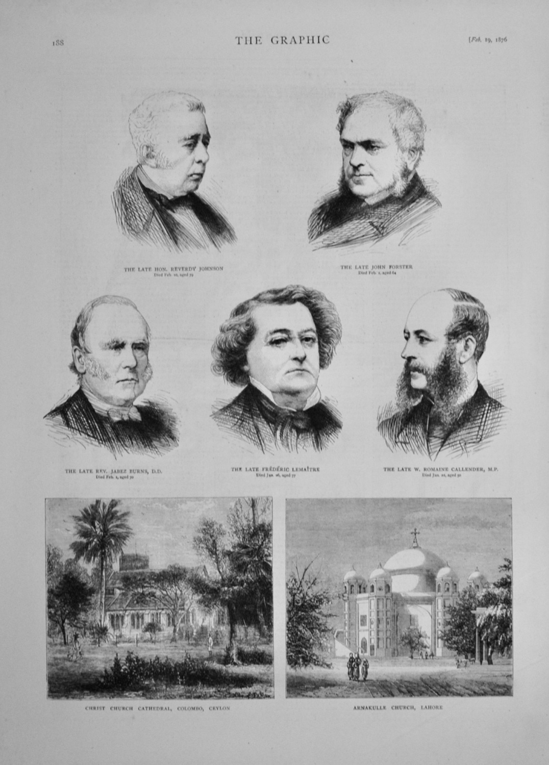 Various Small portraits - 1876