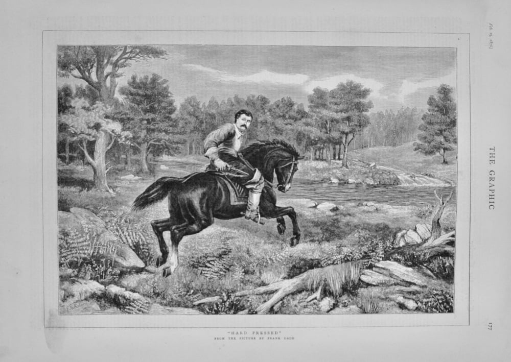 "Hard Pressed" 1876