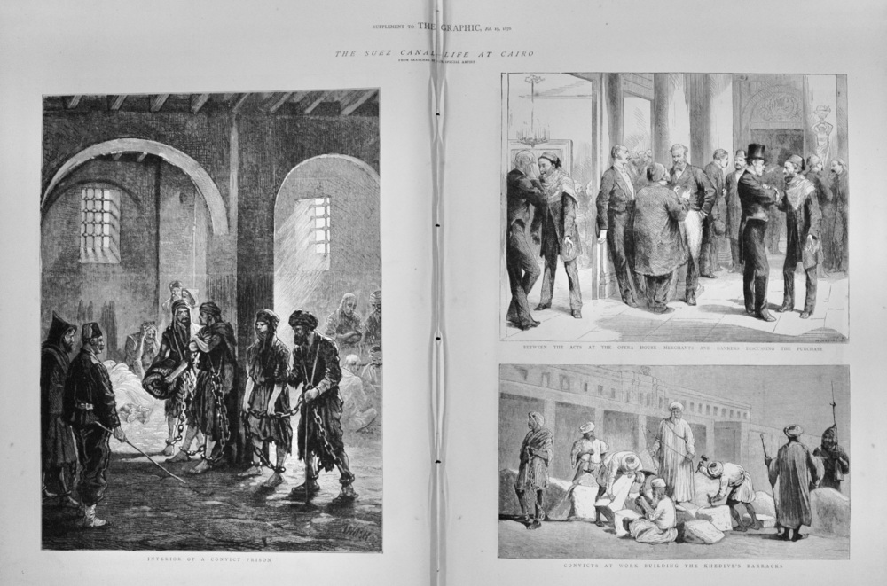 The Suez Canal - Life at Cairo - 1876