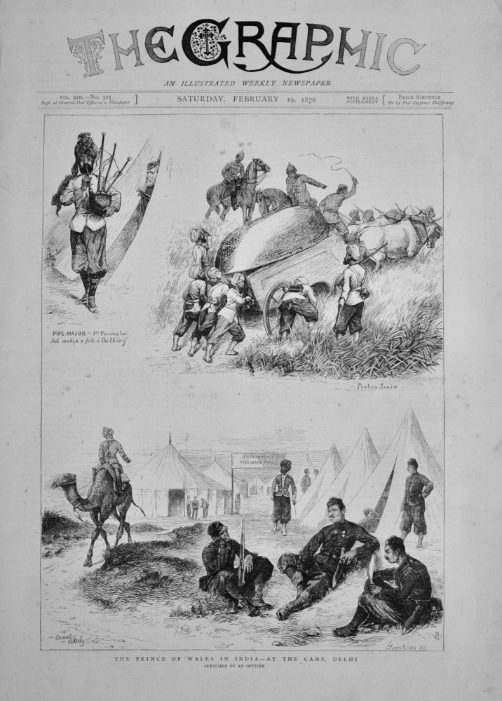 At the Camp, Delhi - 1876