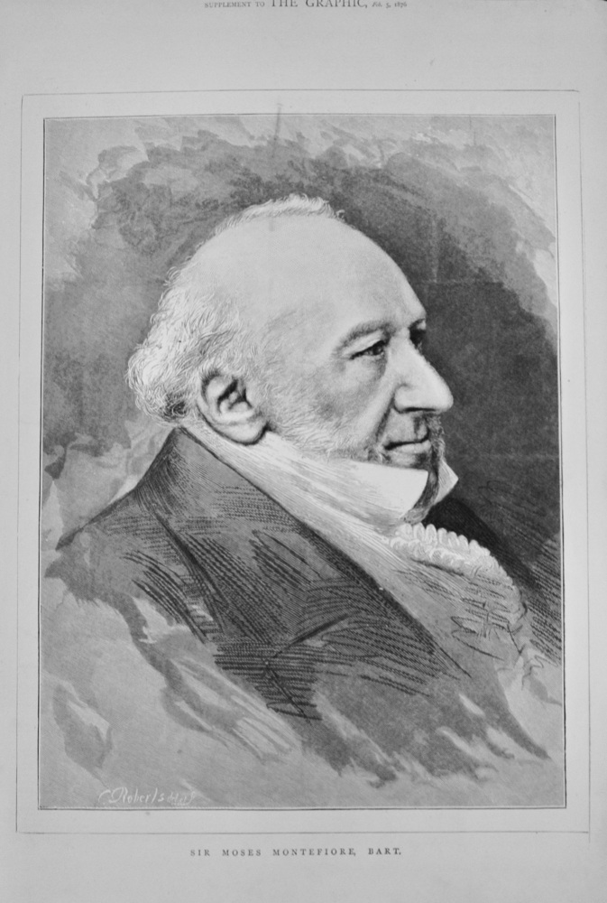 Sir Moses Montefiore - 1876