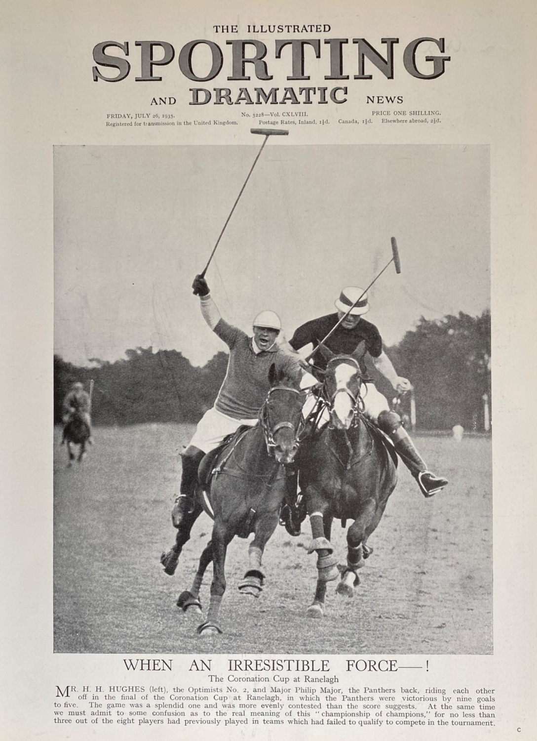 The illustrated Sporting and Dramatic News, July 26, 1 935