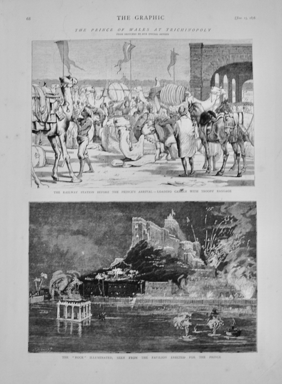 The Prince of Wales at Trichinopoly - 1876