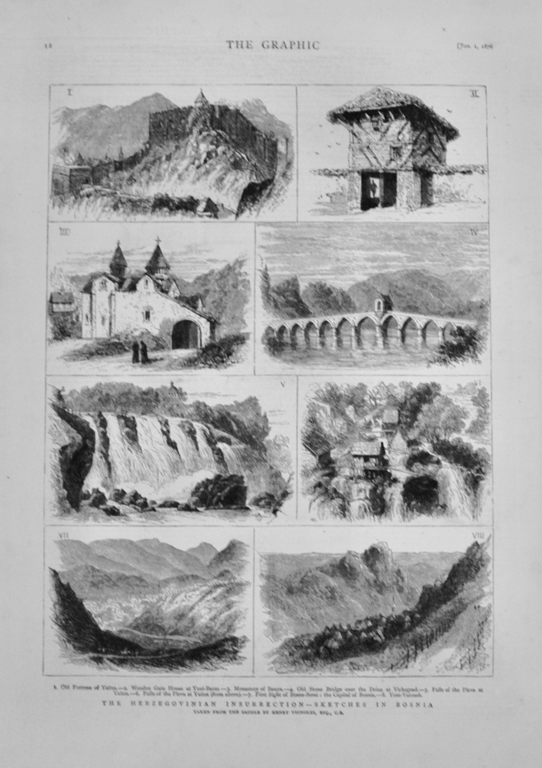 The Herzegovinian Insurrection - Sketches in Bosnia - 1876