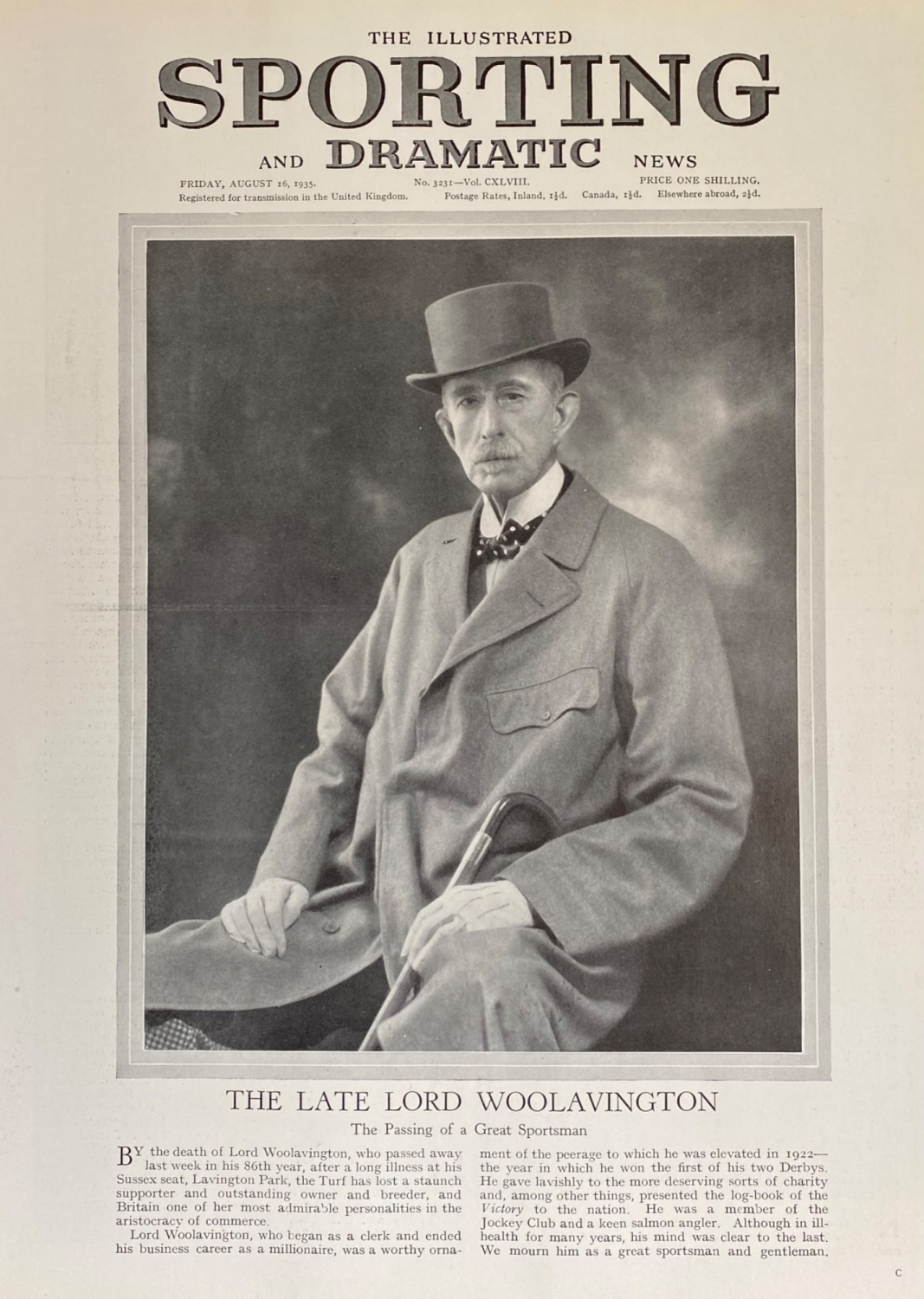 The Illustrated Sporting and Dramatic News - August 16, 1935