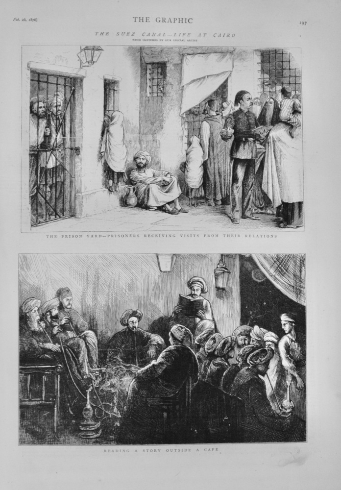 The Suez Canal - Life at Cairo - 1876
