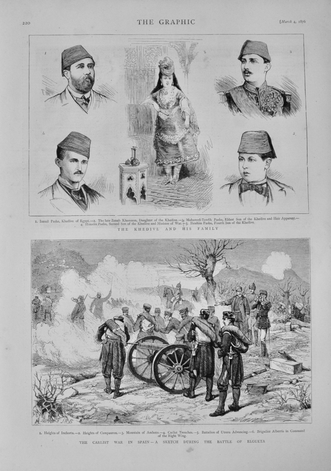 The Khedive and his Family - 1876