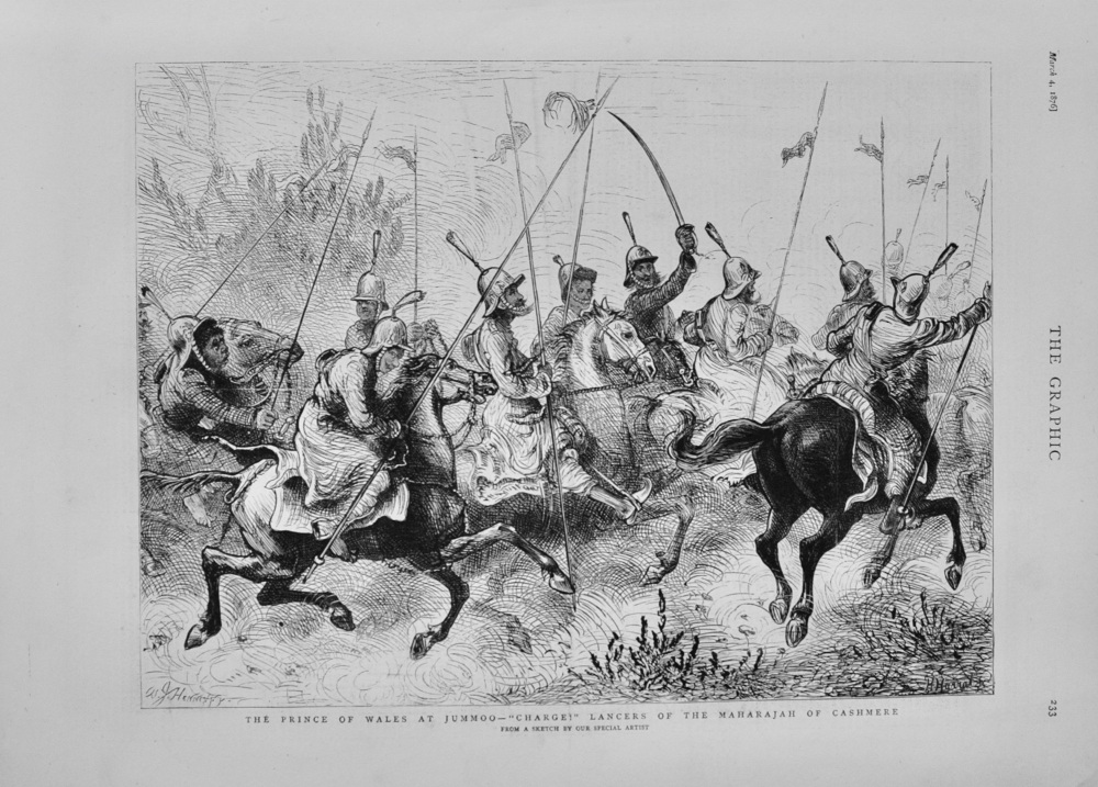Lancers of the Maharajah of Cashmere - 1876