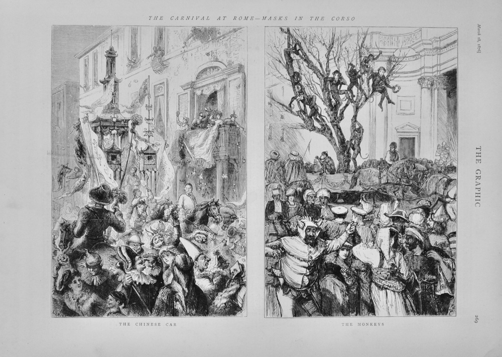 The Carnival at Rome - 1876