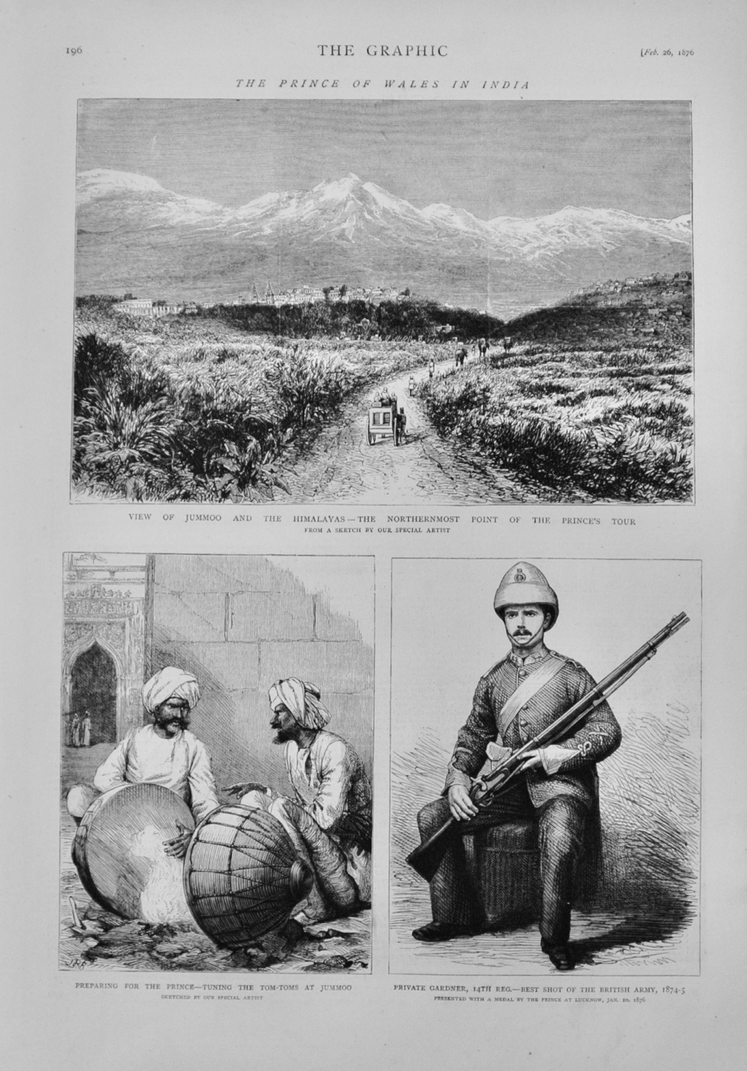 The Prince of Wales in India - 1876