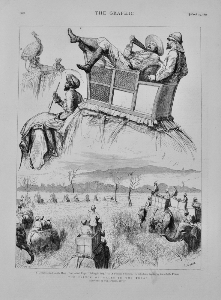 The Prince of Wales in the Terai - 1876