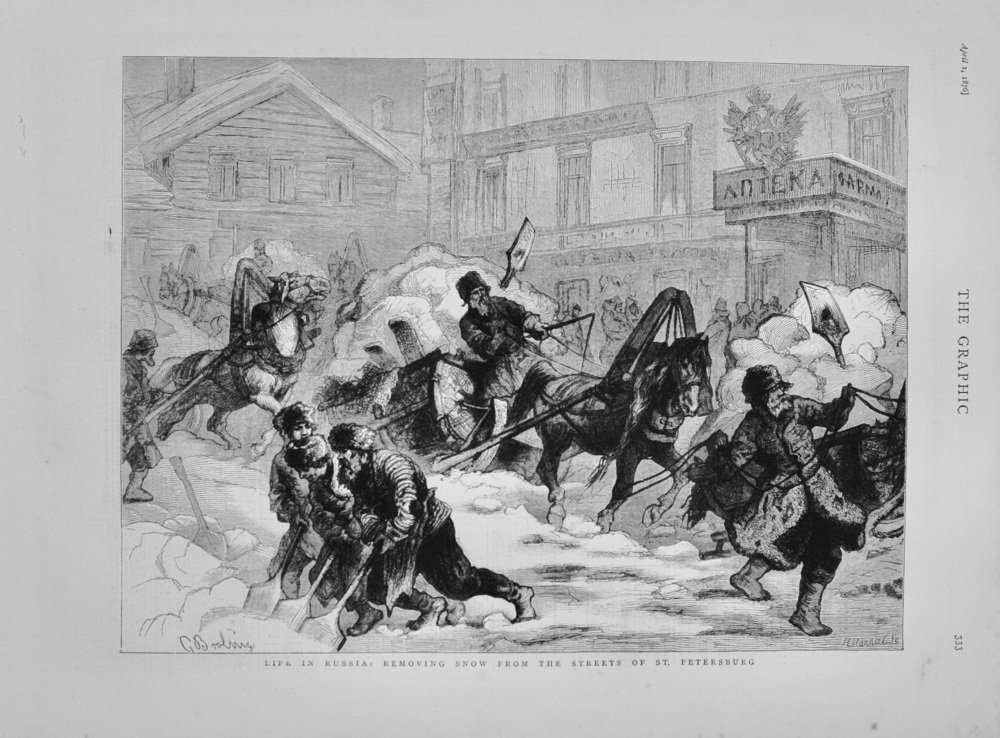 Life in Russia, St Petersburg - 1876