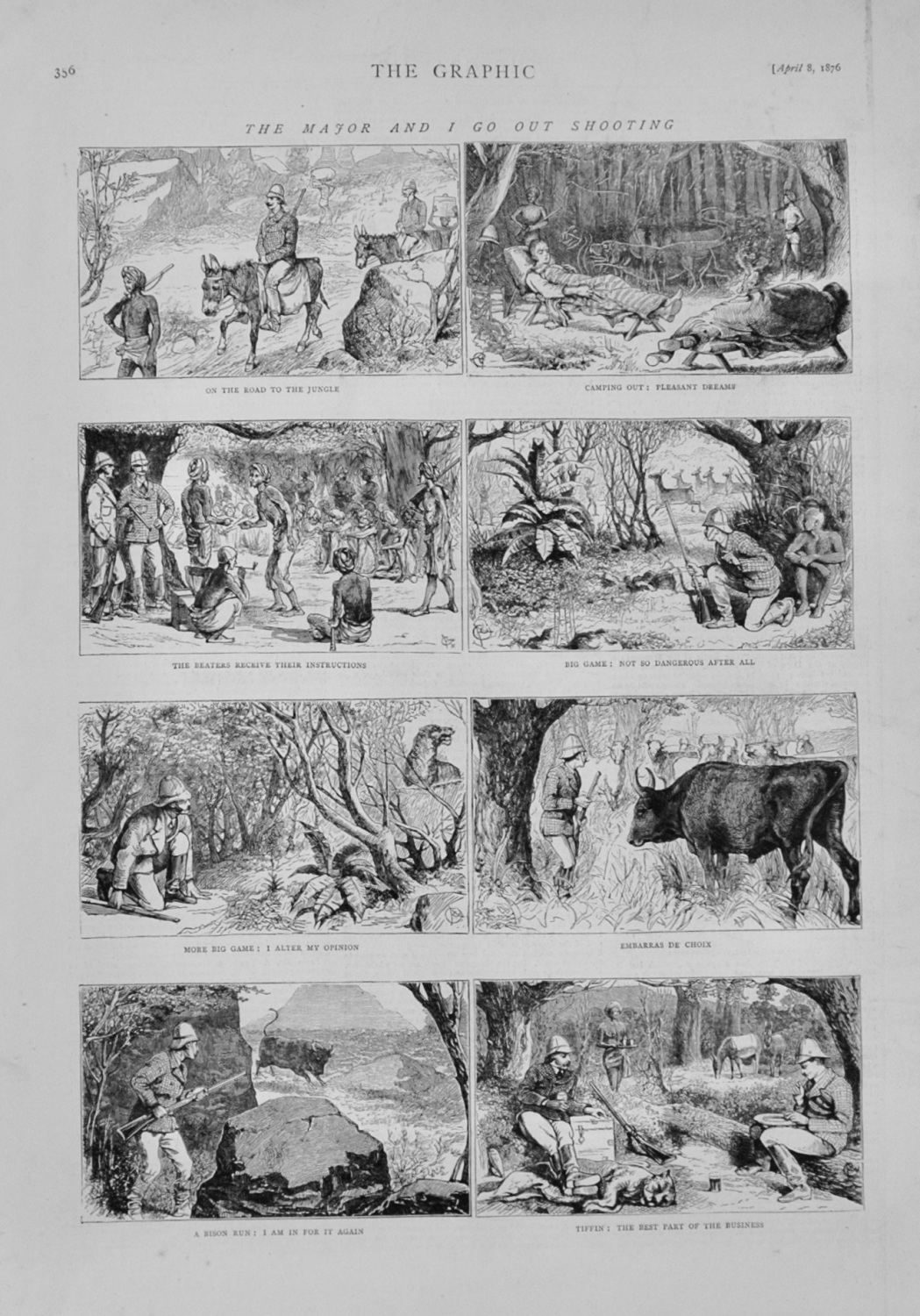 The Major and I go out Shooting - 1876