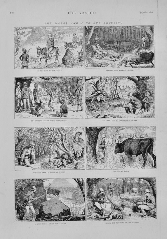 The Major and I go out Shooting - 1876