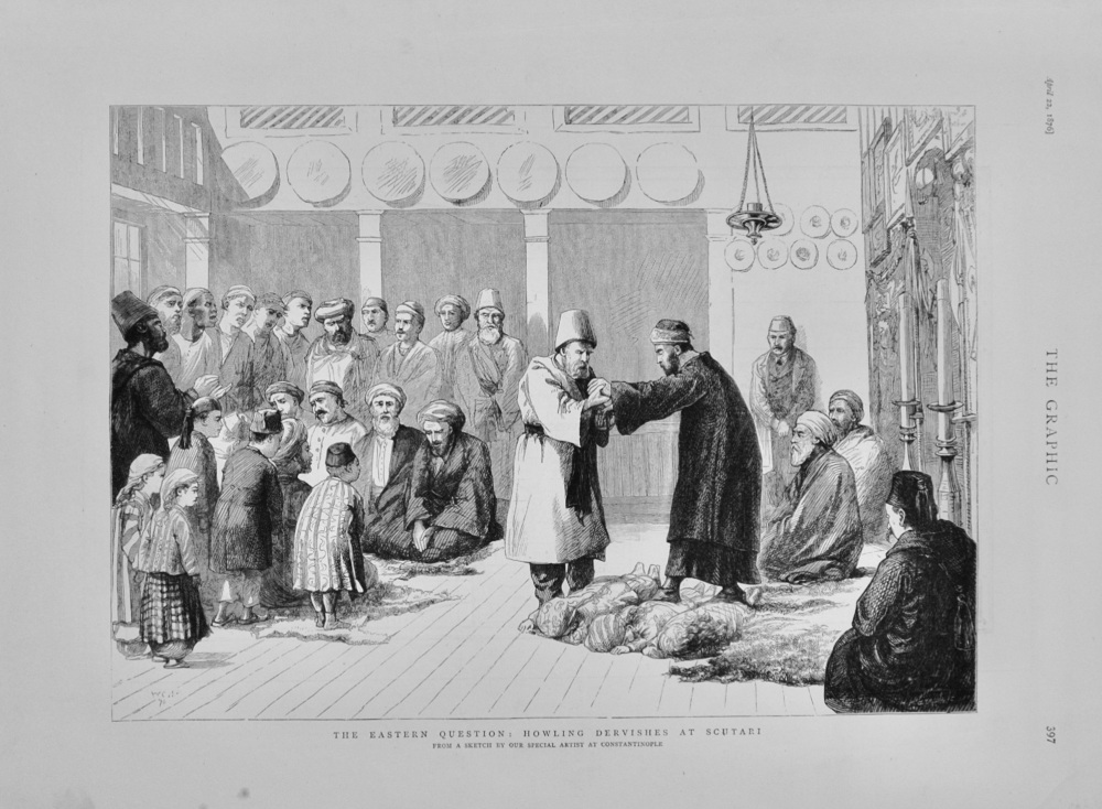 Howling Dervishes at Scutari - 1876