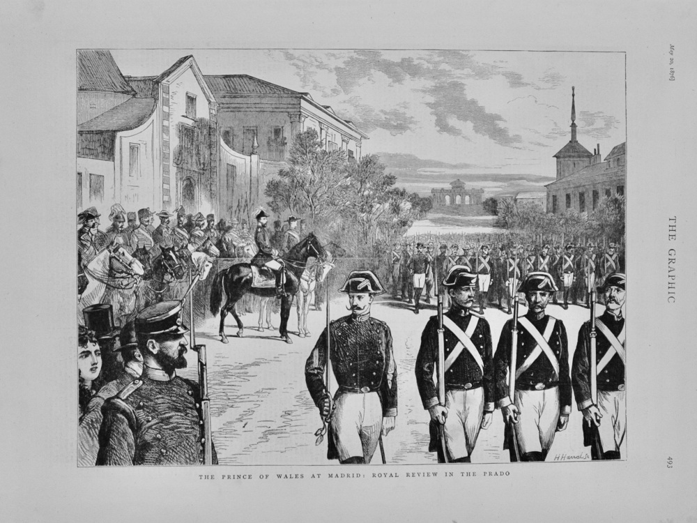 The Prince of Wales in Madrid - 1876