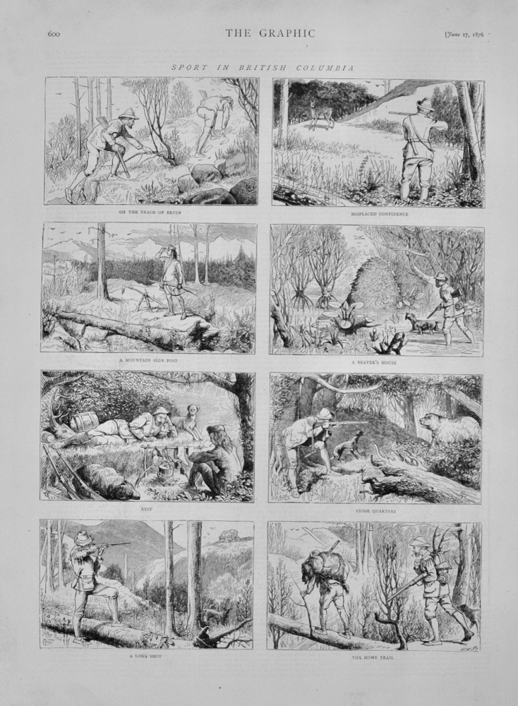 Sport in British Colombia - 1876