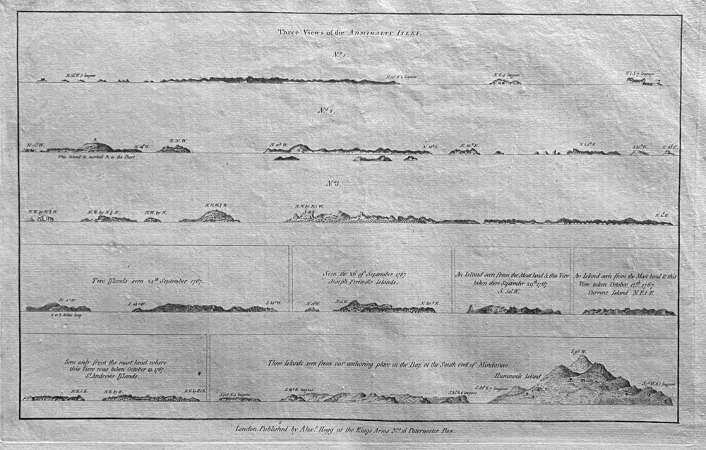 Admiralty Islands.  1784 - 1786
