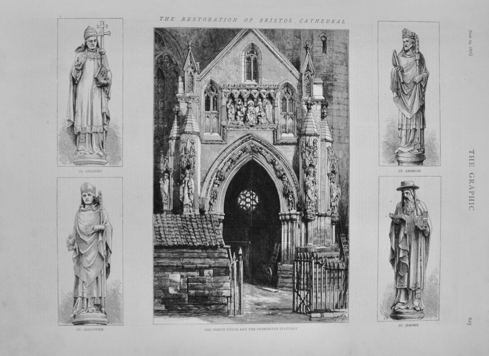 The Restoration of Bristol Cathedral - 1876