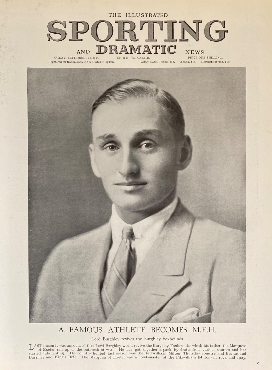 The Illustrated Sporting and Dramatic News - September 20, 1935