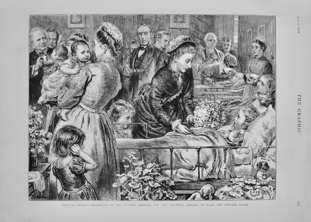 The re-Opening of the Victoria Hospital for Sick Children - 1876