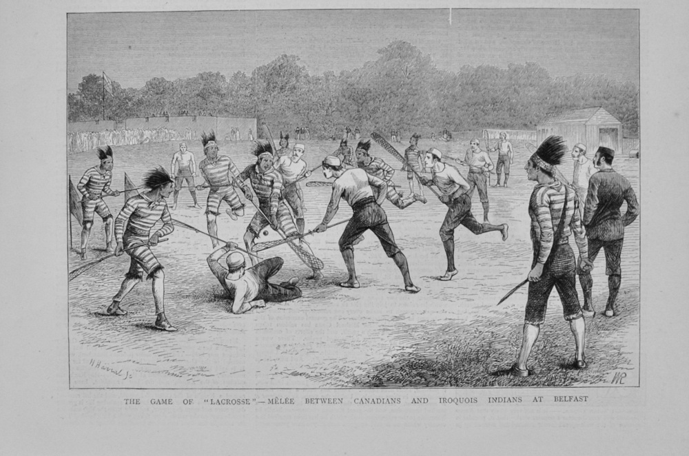 The Game of Lacrosse at Belfast - 1876