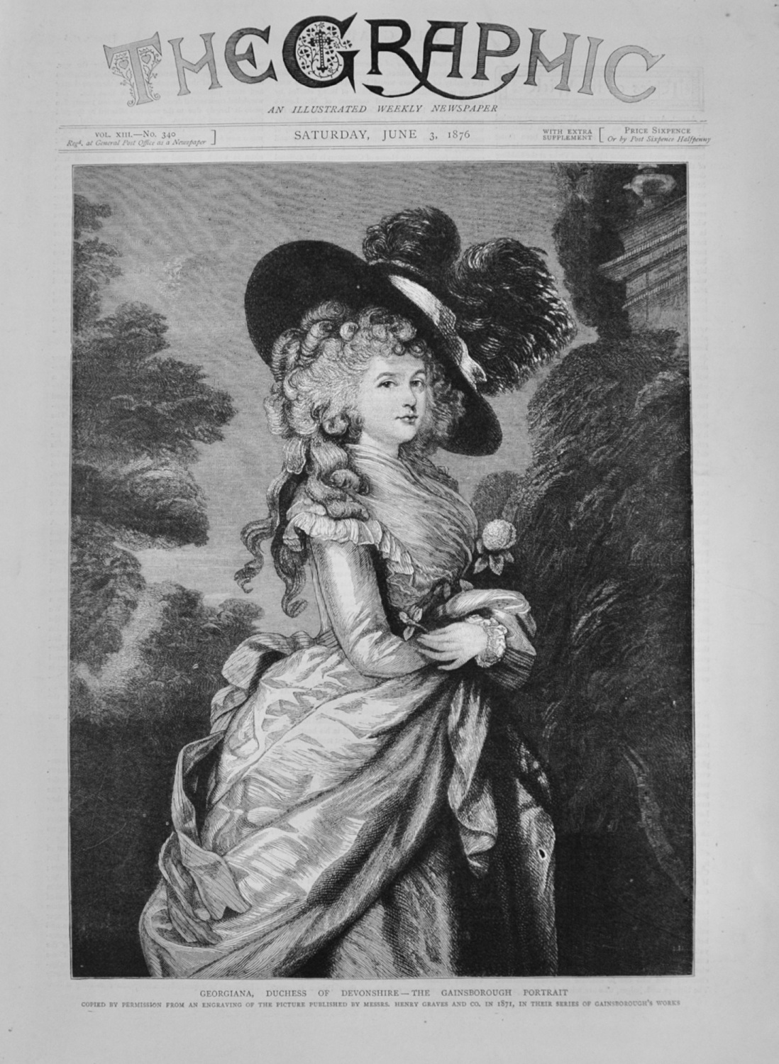 Georgiana, Duchess of Devonshire - 1876