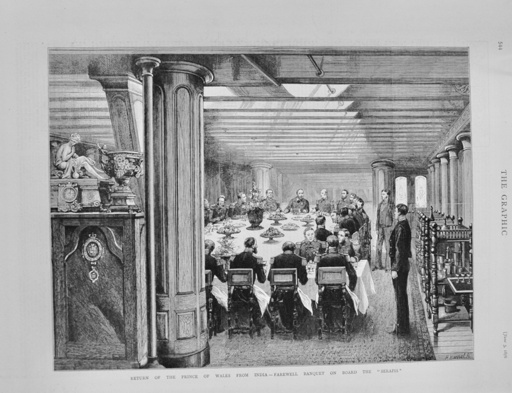 The Return of the Prince of Wales from India - 1876