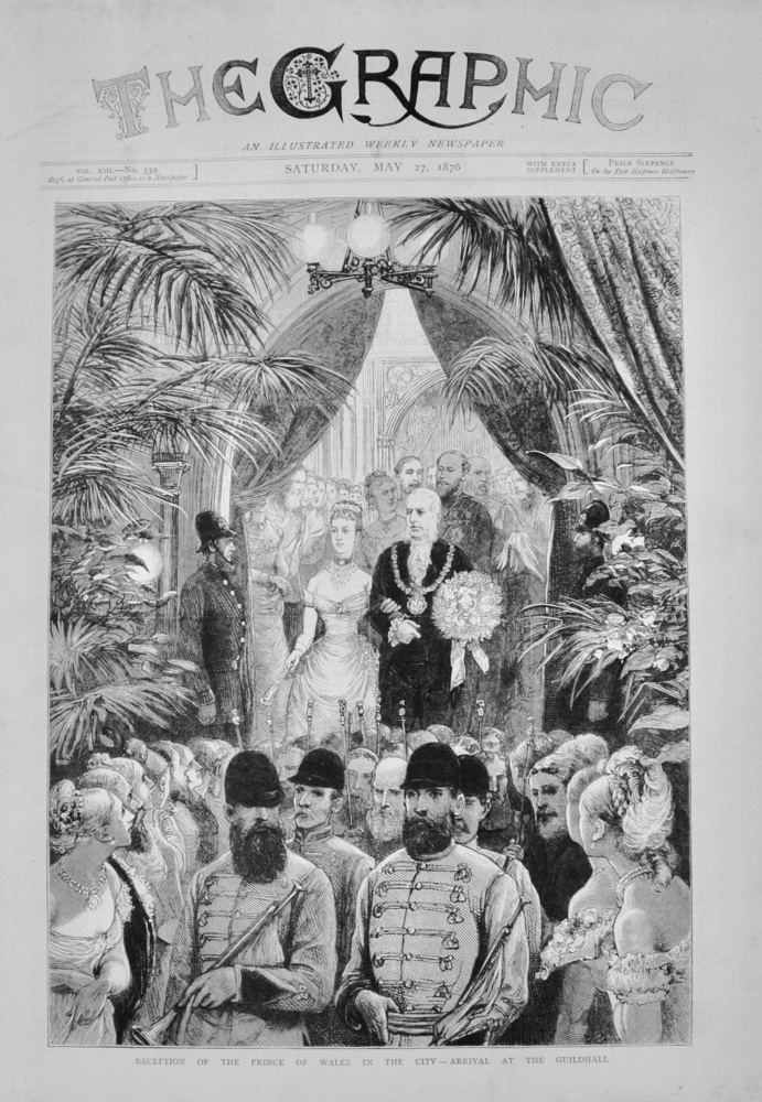 Reception of the Prince of Wales in London - 1876
