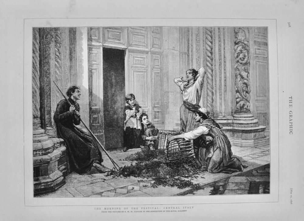 The Morning of the Festival: Central Italy - 1876
