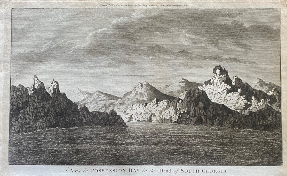 A View in POSSESSION BAY, in the Island of SOUTH GEORGIA.  1784 - 1786