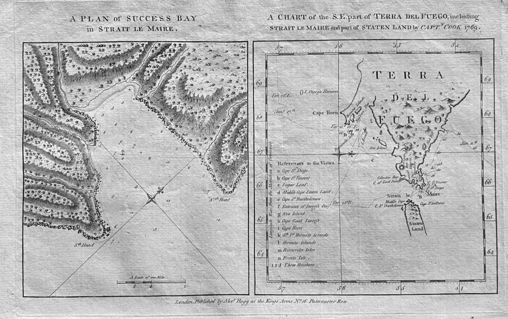 A Plan of Success Bay in Strait Le Maire.  1784 - 1786