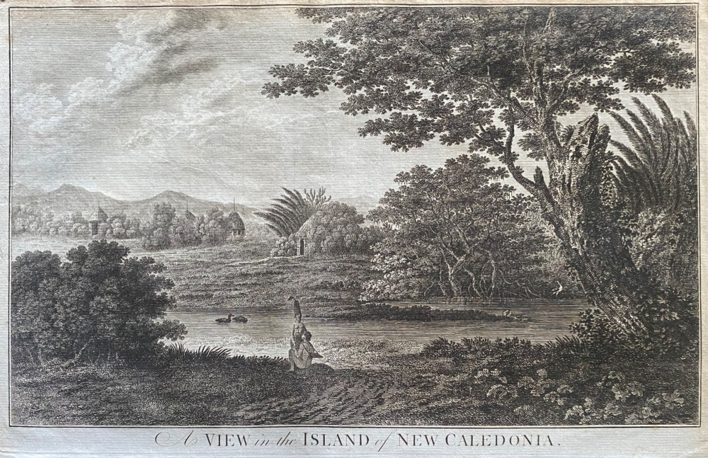 A View in the Island of New Caledonia.   1784 - 1786
