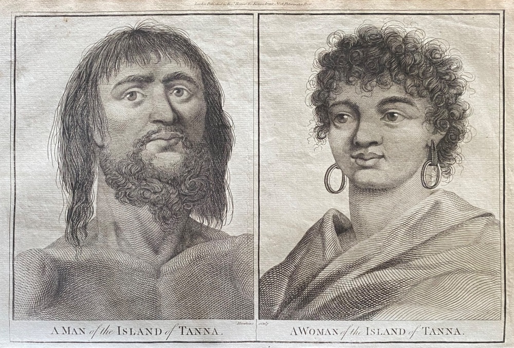 A Man of the Island of Tanna.  &  A Woman of the Island of Tanna.  1784 - 1786