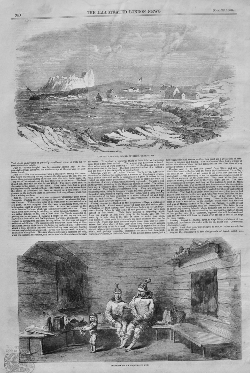 The Arctic Expedition - 1853