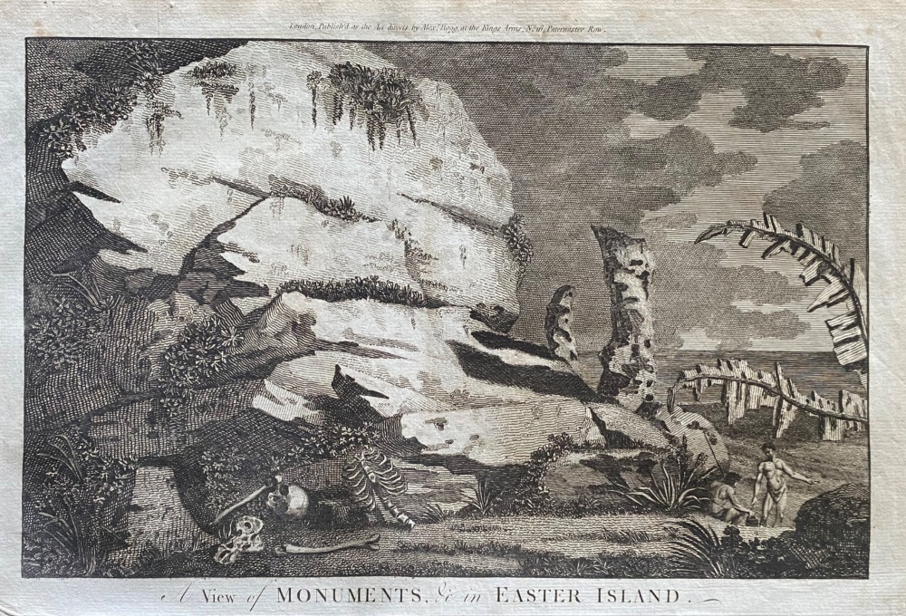 A View of MONUMENTS, & c. in EASTER  ISLAND.  1784 - 1786