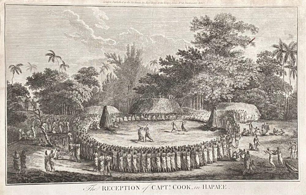 The RECEPTION  of  CAPT.  COOK, in HAPAEE.  1784 - 1786