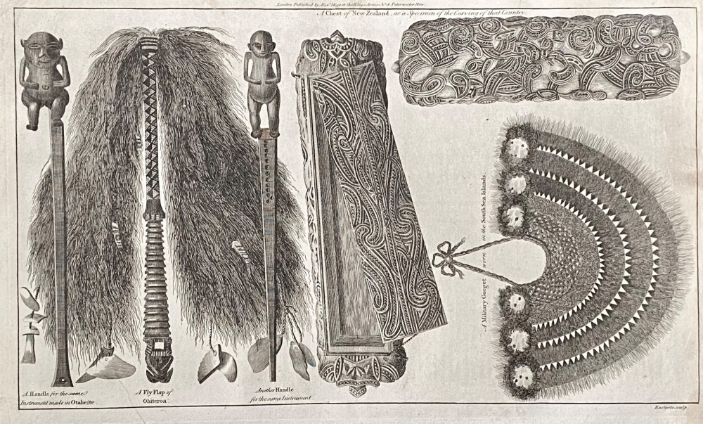 A Military Gorget worn in the South Sea Islands.  1784 - 1786