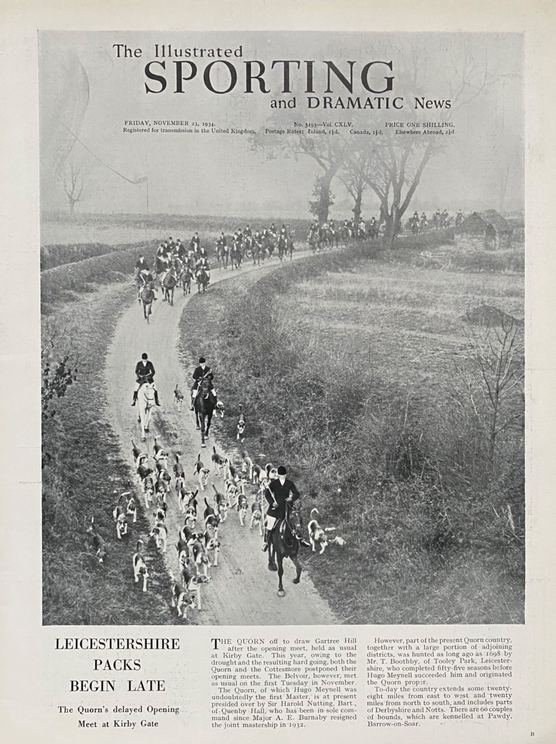 The Illustrated Sporting and Dramatic News - November 23, 1934