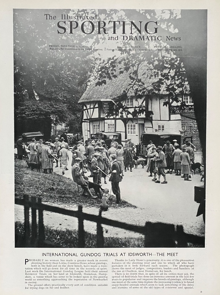 The Illustrated Sporting and Dramatic News - November 9, 1934