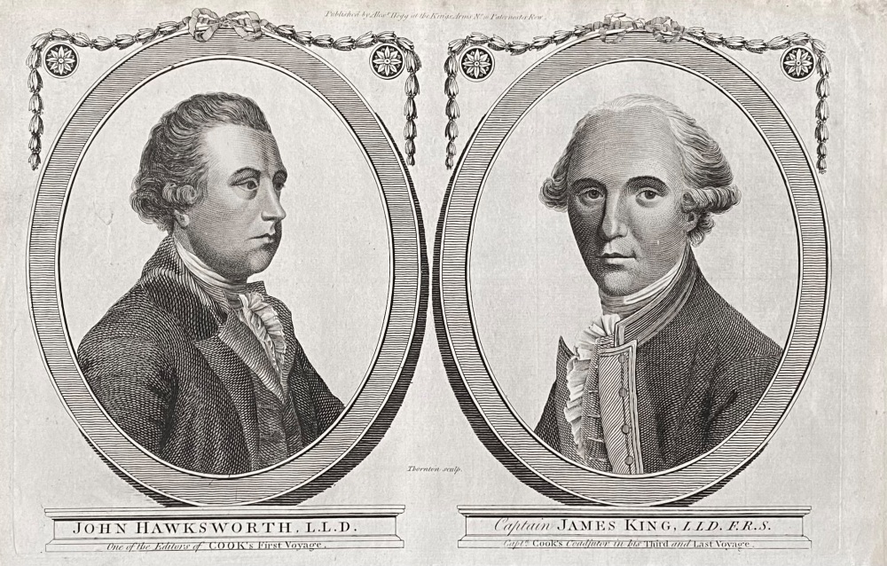 John Hawkesworth,  L.L.D.    &   Captain  James King,  L.L.D.   F.R.S.  1784-86.