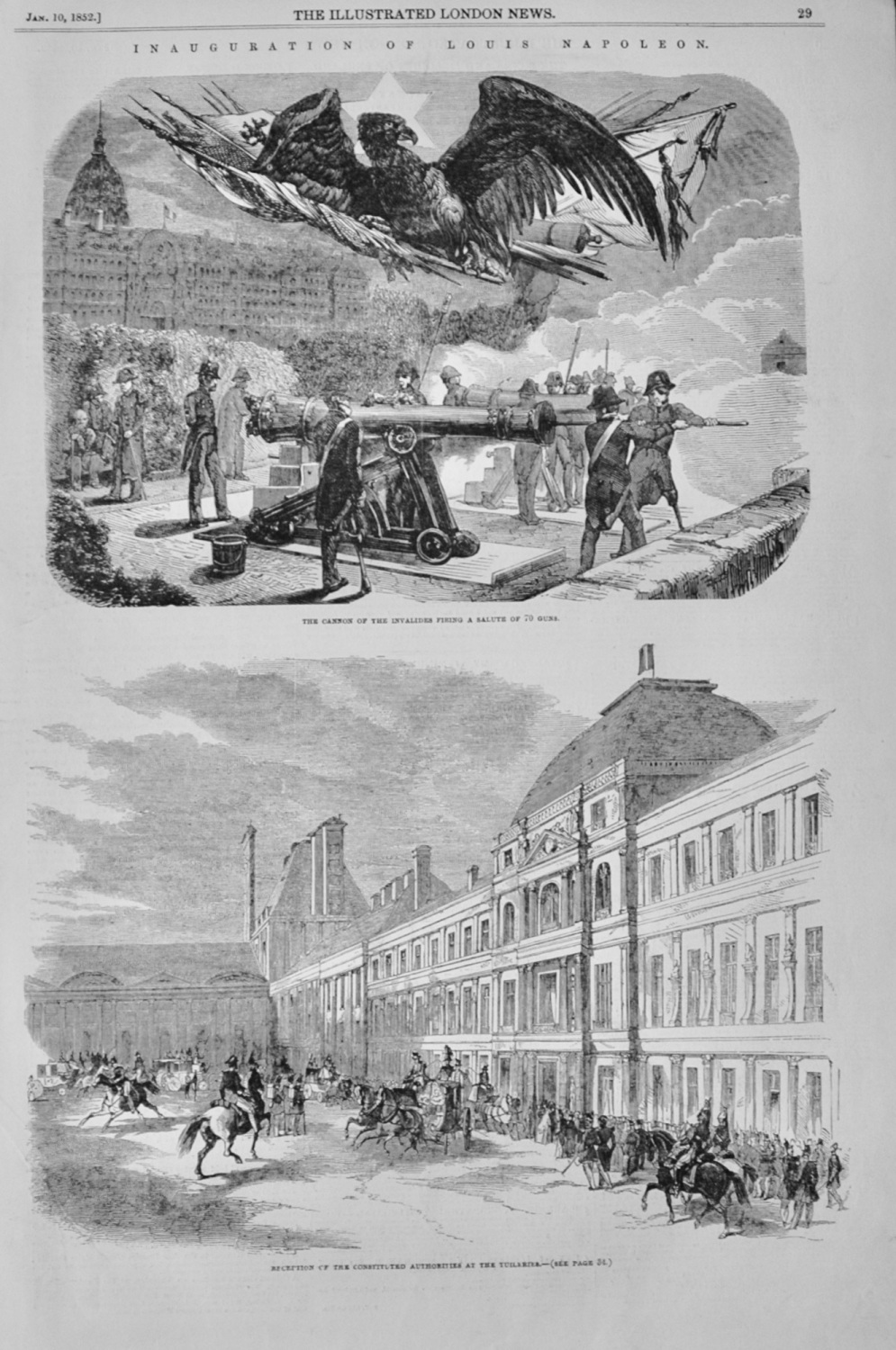Inauguration of Louis Napoleon - 1852
