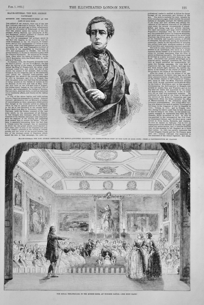 Major General the Hon George Cathcart - 1852