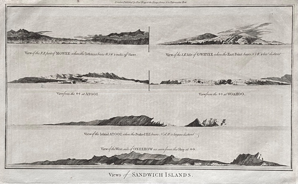 Views of SANDWICH ISLANDS.  1784-86.