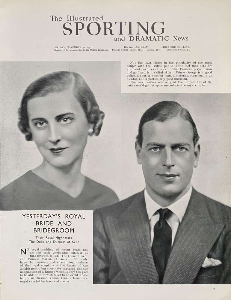 The Illustrated Sporting and Dramatic News, November 30, 1934