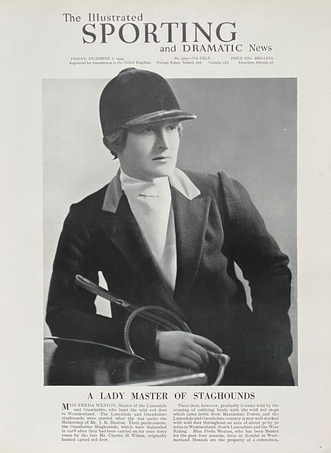 The Illustrated Sporting and Dramatic News - December 7, 1934