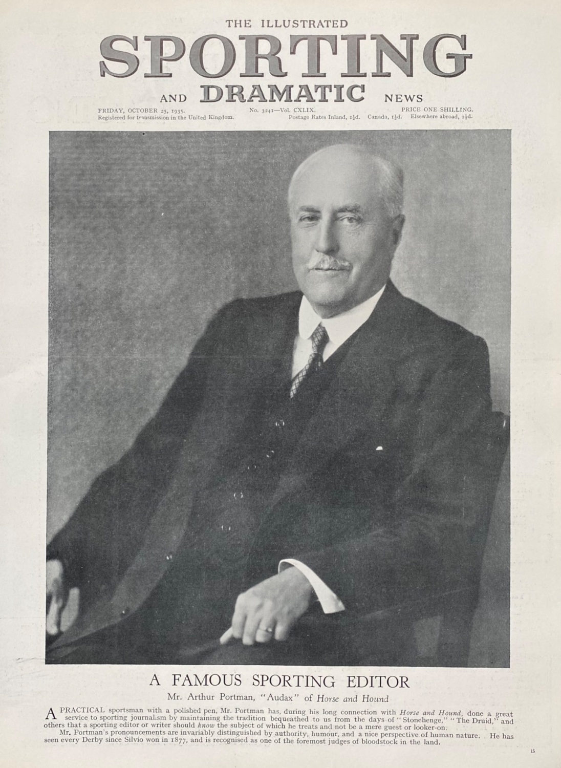 The Illustrated Sporting and Dramatic News - October 25, 1935