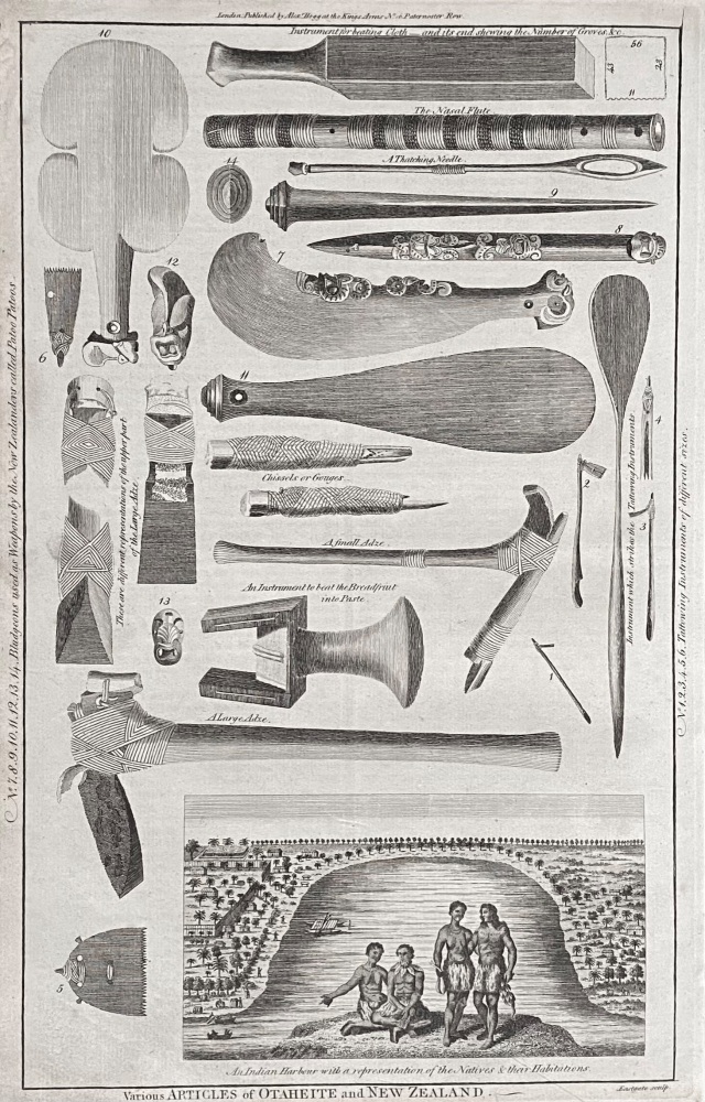 Various ARTICLES of OTAHEITE and NEW ZEALAND.  1784-86.