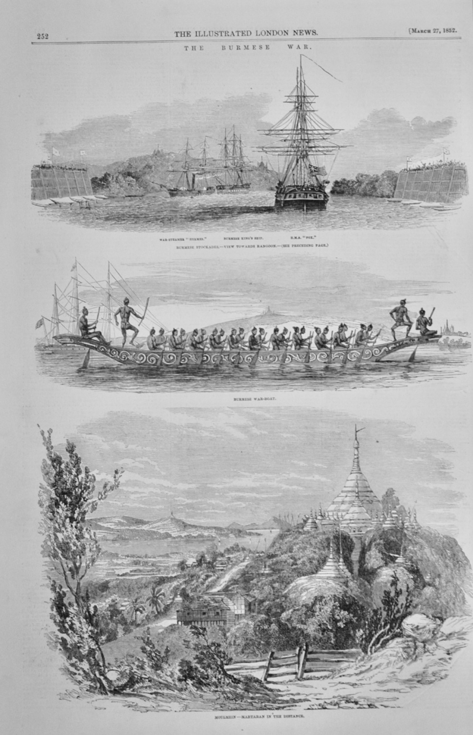 The Burmese War - 1852